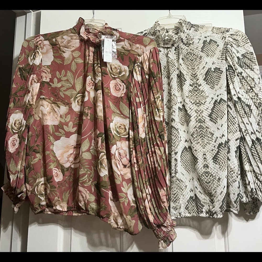 (2) New NY&Co Blouses